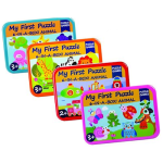 Wooden Puzzle in Tin - 6 Piece
